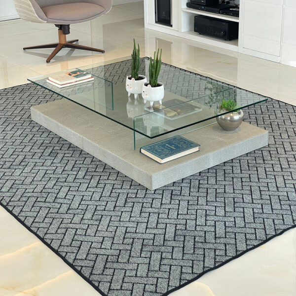 Tapete Carpete Sala Quarto Elegante Trama 1,50 X 2,00