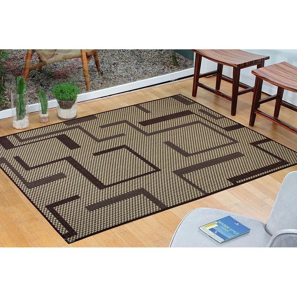 Tapete Sisal 2m X 2,5m Sala Antiderrapante Tabaco S-589
