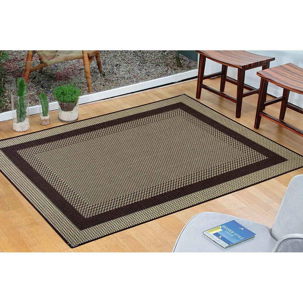 Tapete Sisal 2m X 2,5m Sala Antiderrapante Tabaco S-590