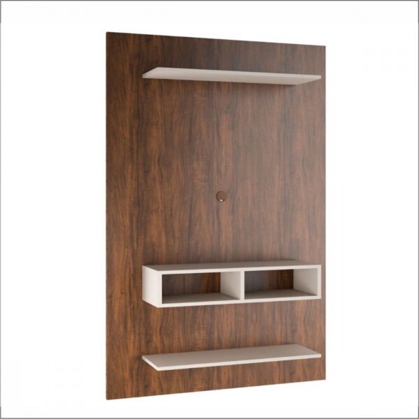 painel para tv até 43 polegadas byte imbuia off white viero